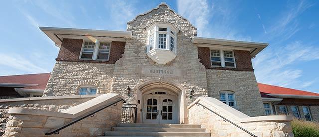 exterior view of Ganfield Gymnasium